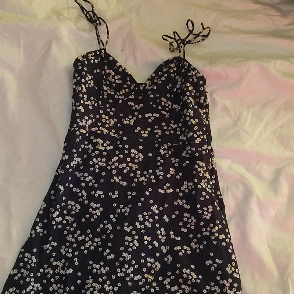 Cotton on floral dress (xs)